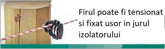 Izolator fixare gard electric 25buc | Garduri Electrice Animale