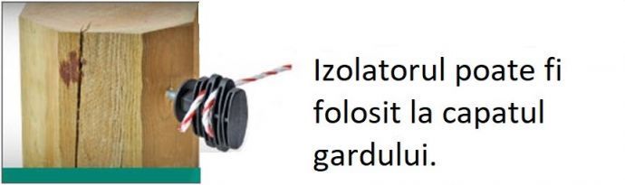 Izolator fixare gard electric 25buc | Garduri Electrice Animale