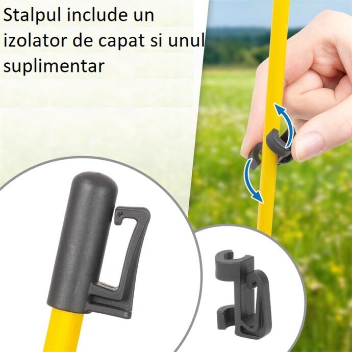 izolator Stalp oval fibra sticla oi